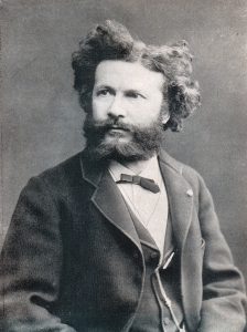 Retrato de Nicolás Camille Flammarion.