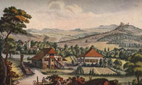 Paisaje de la fazenda de Neuhof en 1780