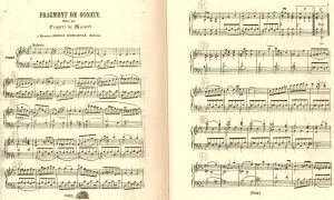 Fragment de sonate dictée par l'esprit de Mozart à Mr. Brion d'Orgeval