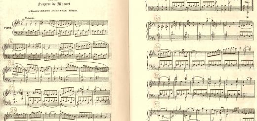 Fragment de sonate dictée par l'esprit de Mozart à Mr. Brion d'Orgeval