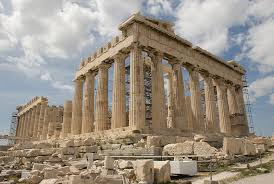 El Partenón, Acrópolis de Atenas. Paradigma de belleza clásica.