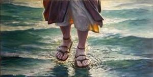 Sociedad Española de Divulgadores Espírita-Jesús caminando sobre el lago