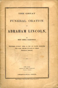 discurso funeral Abrahan Lincoln